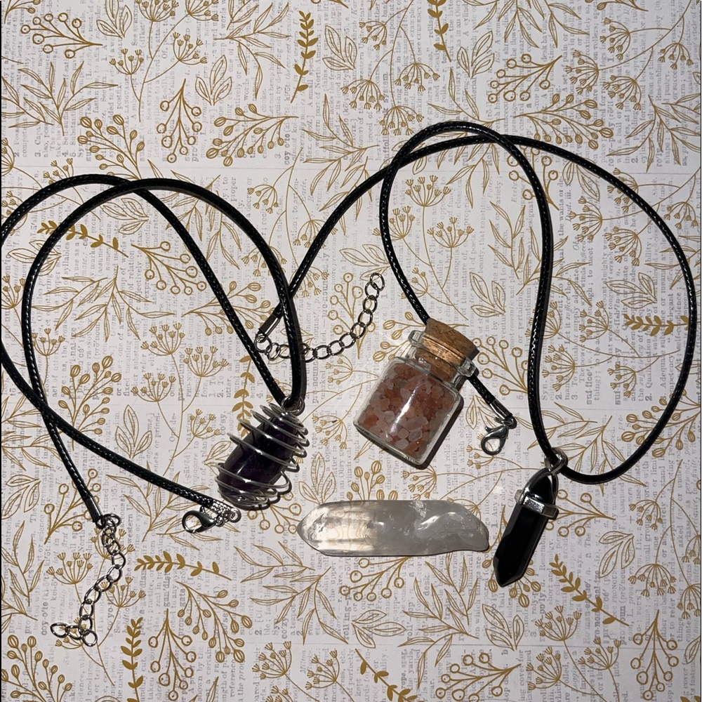 Necklace and Crystal Bundle!
